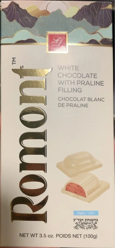 White Chocolate Praline Filling