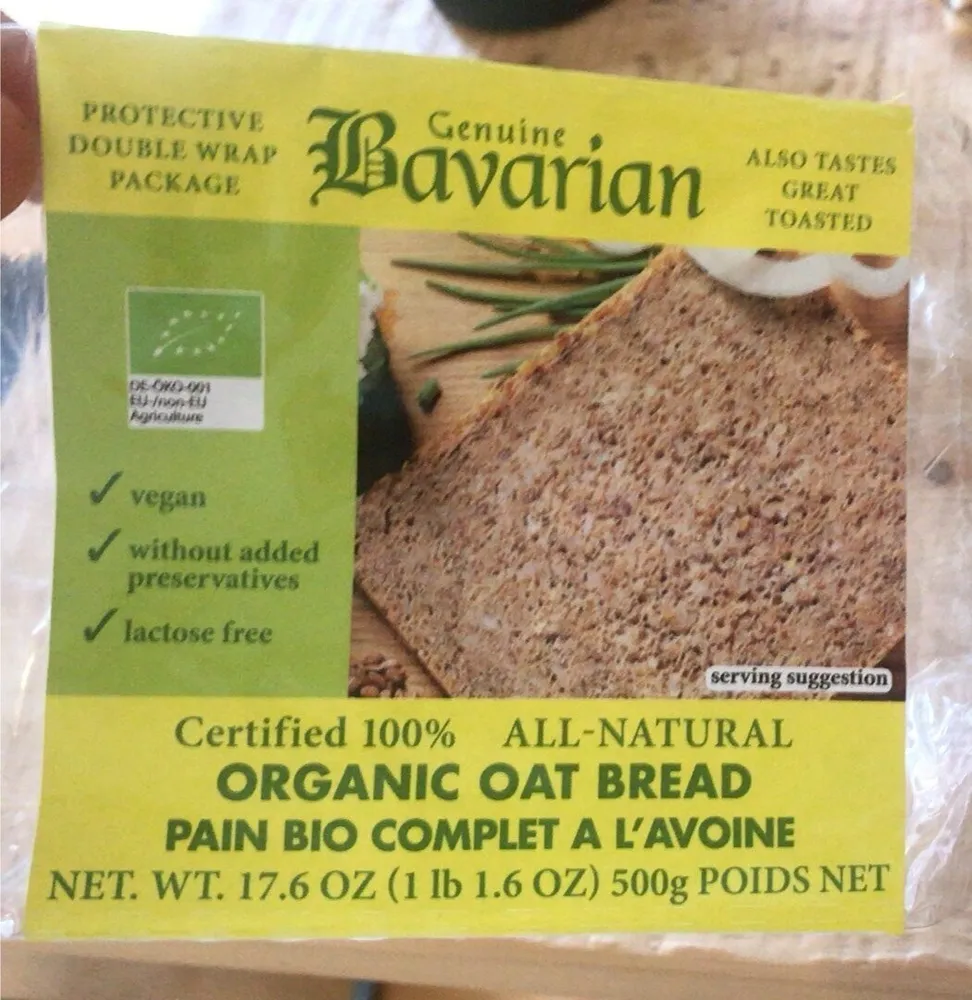 Organic pain d’avoine