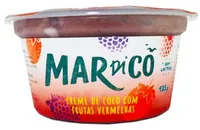 Creme De Coco Frutas Vermelhas Mardicô Pote 135g
