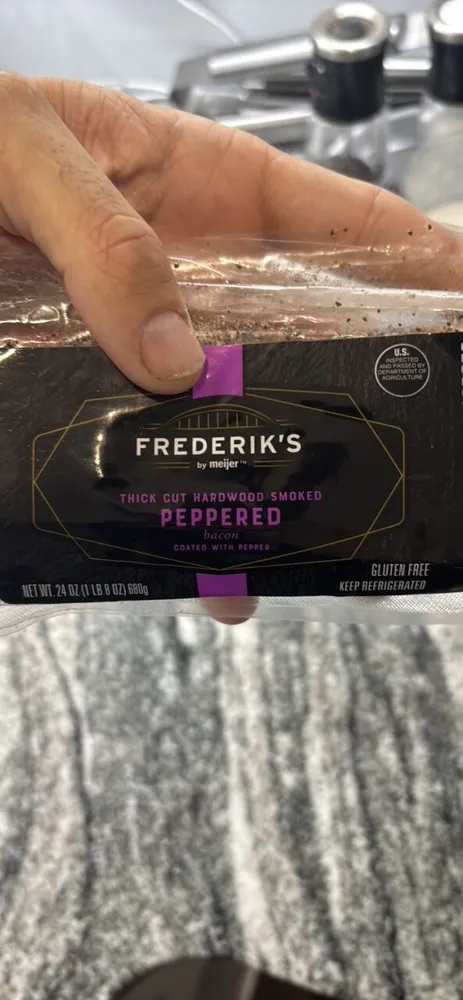 PEPPERED bacon