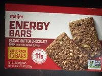 Peanut Butter Chocolate Chip Energy Bar