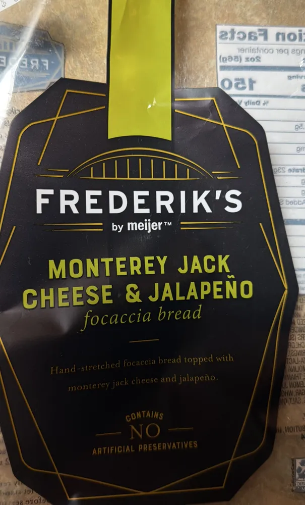 Monterey Jack cheese and jalapeño