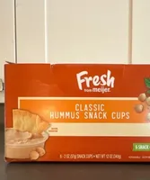 Classic hummus snack cups
