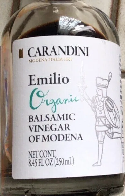 Emilio organic balsamic vinegar of modena