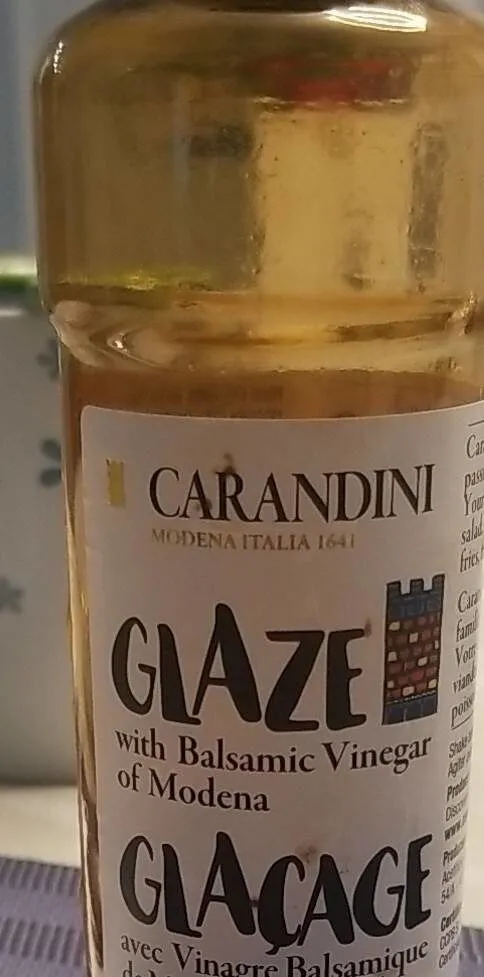 Glaze with Balsamic vinegar