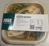 Roasted Sea Bass with pasta and crisp green beans