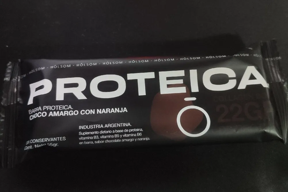 Barra Proteica Choco Amargo Con Naranja