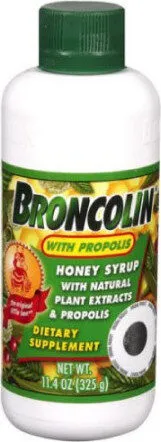Broncolin Honey Syrup With Natural Plant Extracts & Propolis