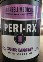 Peri-RX Sour Gummy With Caffeine