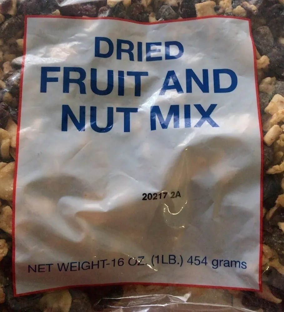 Dried fruit and nut mix