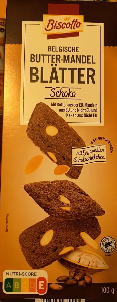 Butter-Mandel Blätter