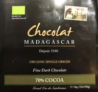 Organic dark chocolate
