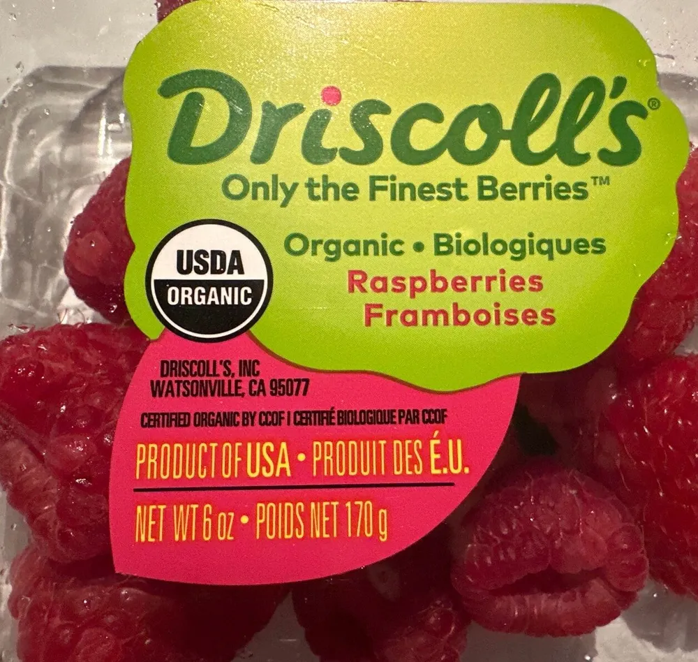 Organic Raspberries