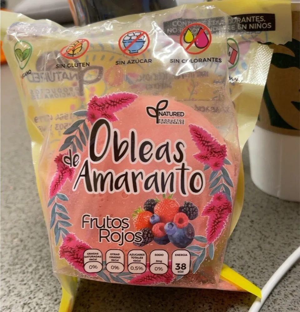 Obleas de Amaranto