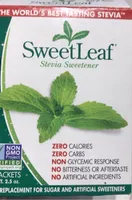 Natural Stevia Sweetener Packets