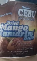 Dried mango tamarind balls