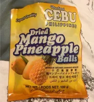 Dried Mango Pineapple Balls
