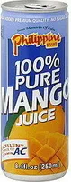 Philippine 100% Juice Pure Mango