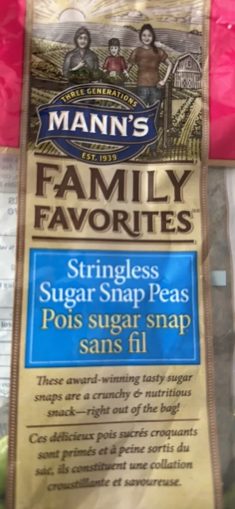 Stringless Sugar Snap Peas
