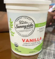 Vanilla low-fat yogurt