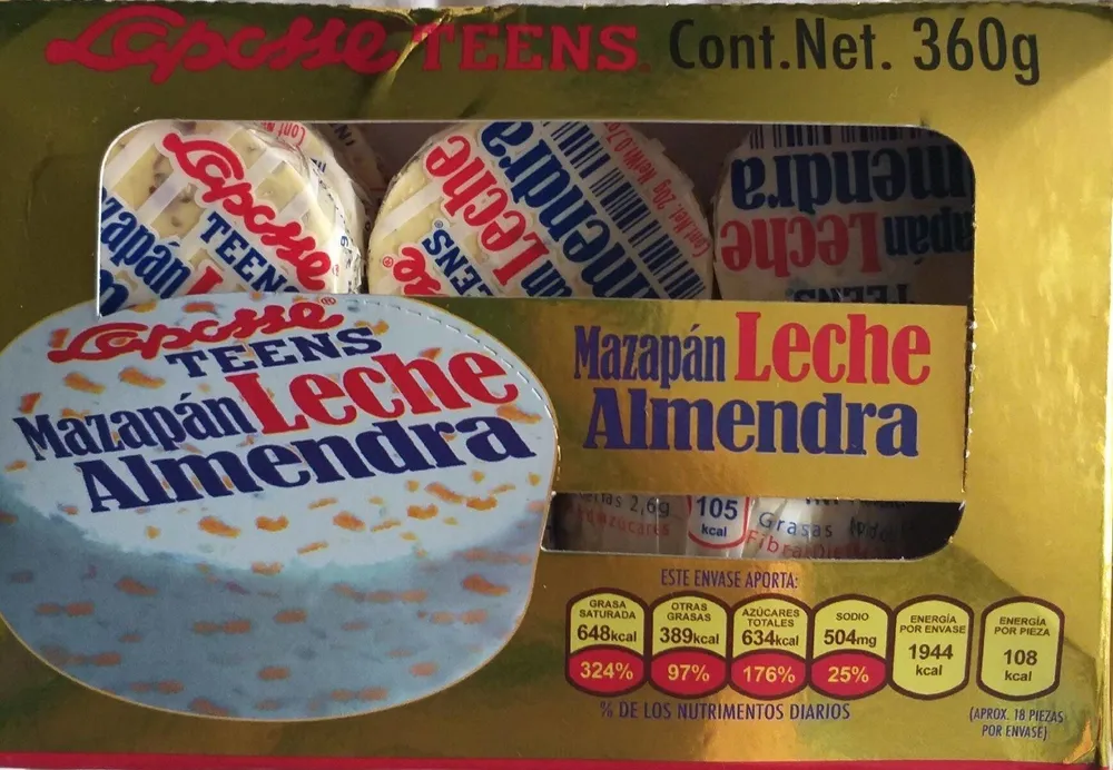 Mazapán leche de almendra