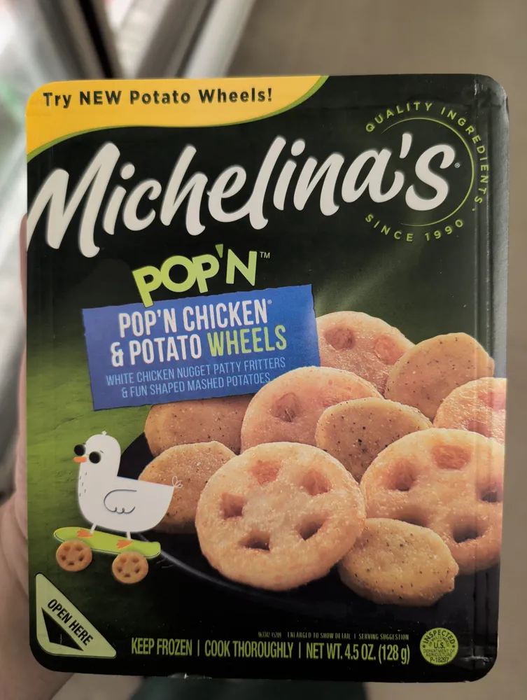 POP'N CHICKEN & POTATO WHEELS