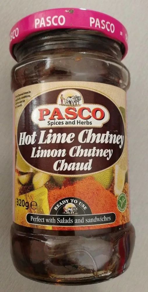 Hot lime chutney