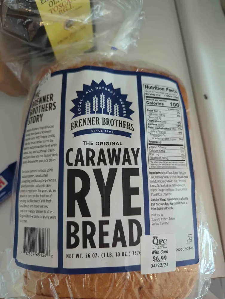 Caraway Rye Bread