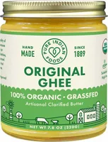 Grassfed organic ghee pure indian foods brand