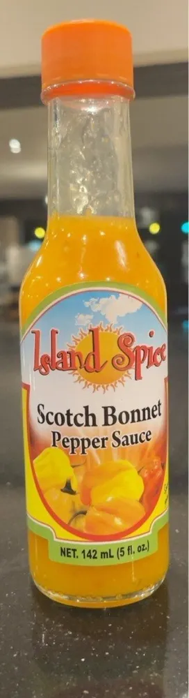 Island spice scotch bonnet pepper sauce