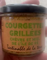 Courgettes grillées chèvre et miel de l’ile de Ré