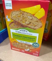 Mango Coconut Almond Thin Cookies