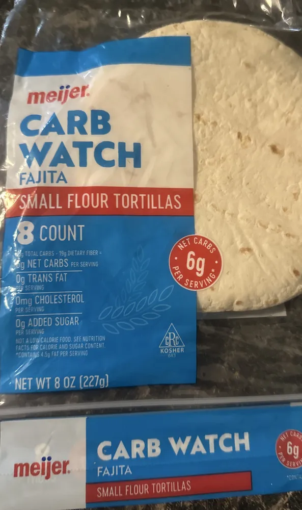 CARB WATCH FAJITA SMALL FLOUR TORTILLAS