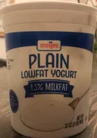 Plain 1.5% Milkfat Lowfat Yogurt