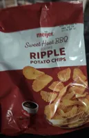 Sweet Heat BBQ ripple Potato Chips