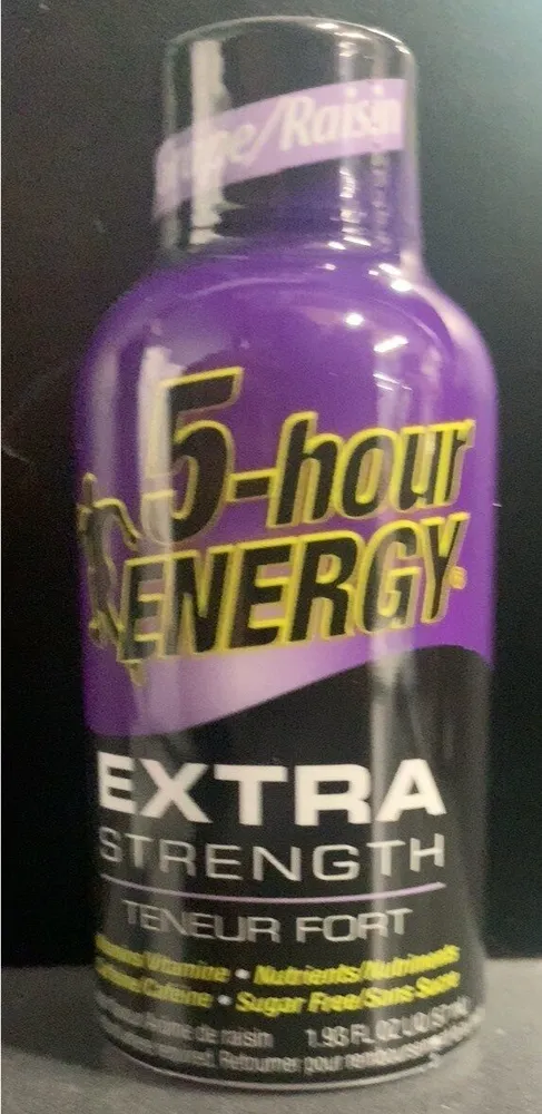 5-hour Energy raisin