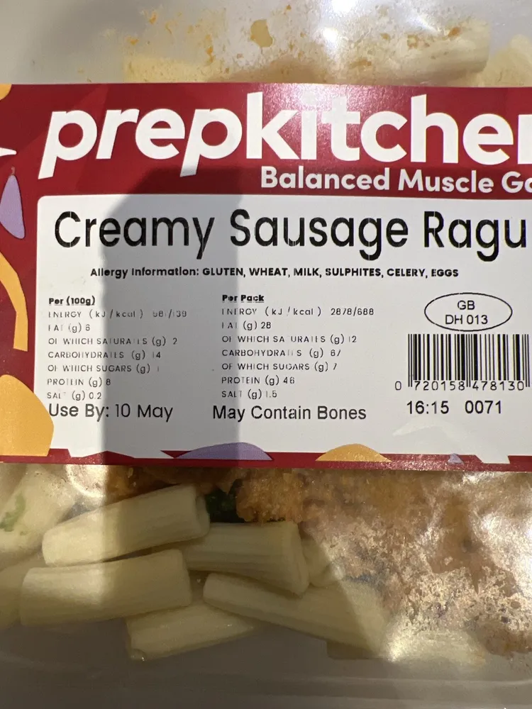 Creamy Sausage Ragu