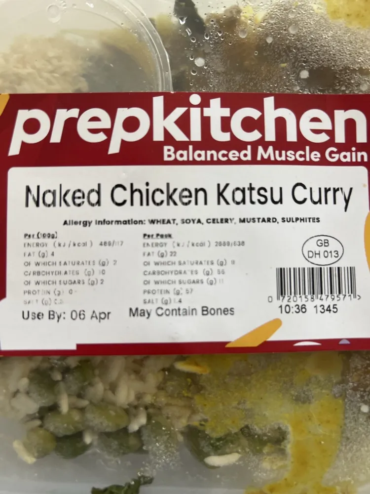 Naked Chicken Katsu Curry