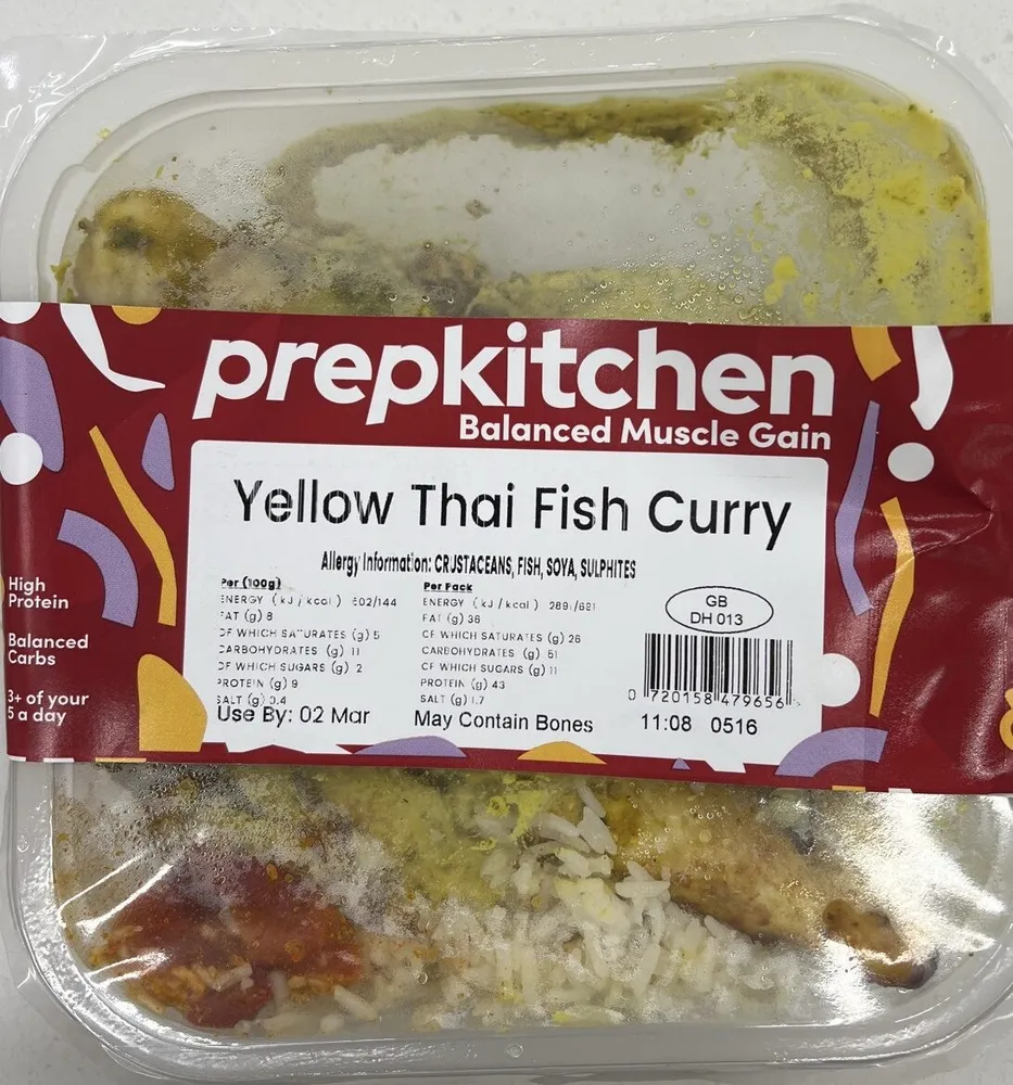 Yellow Thai Fish Curry