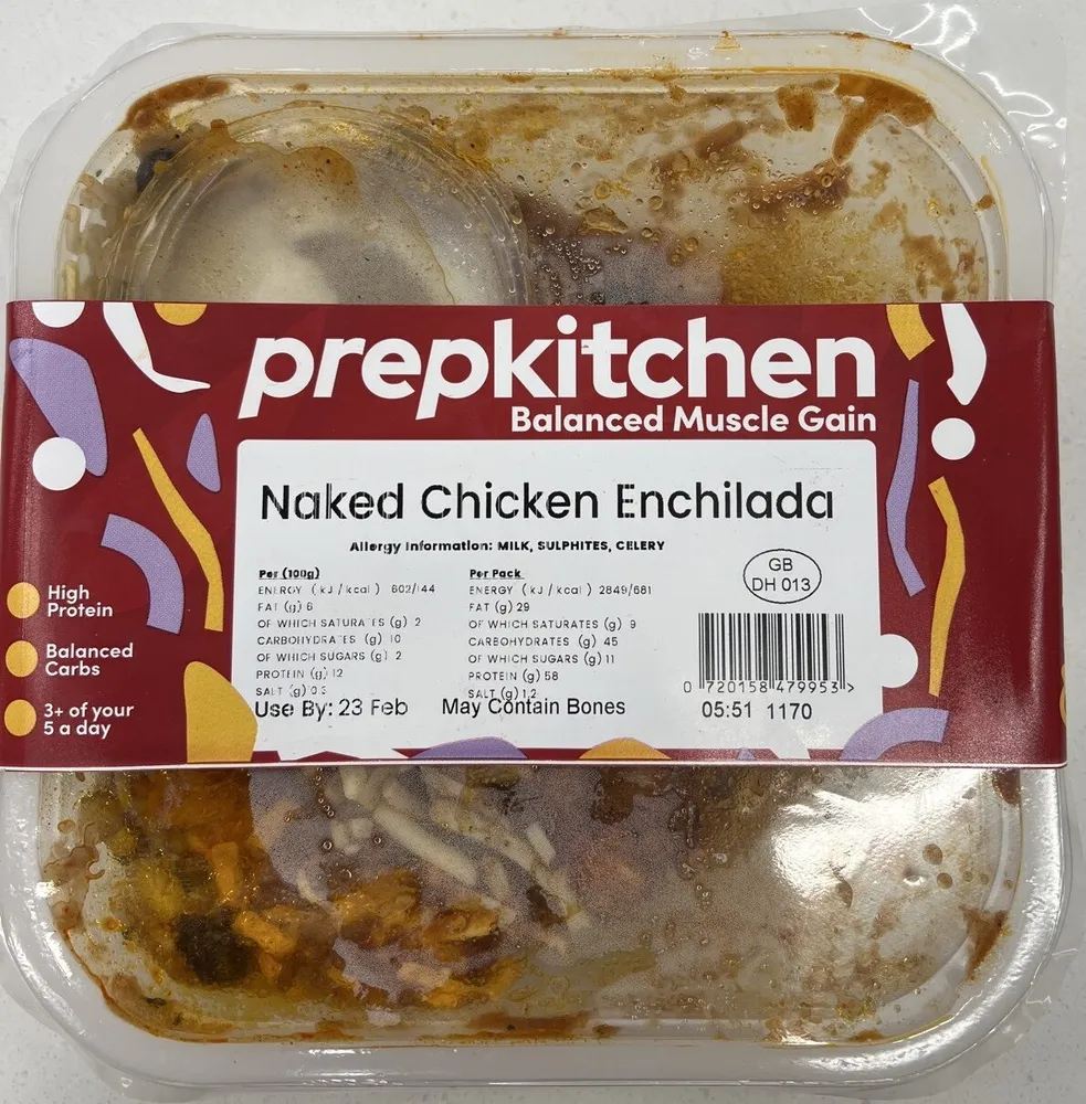 Naked Chicken Enchilada