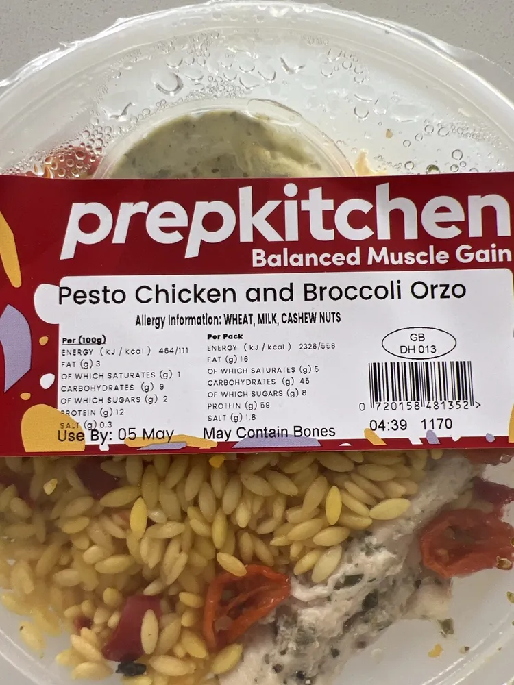 Pesto Chicken and Broccoli Orzo