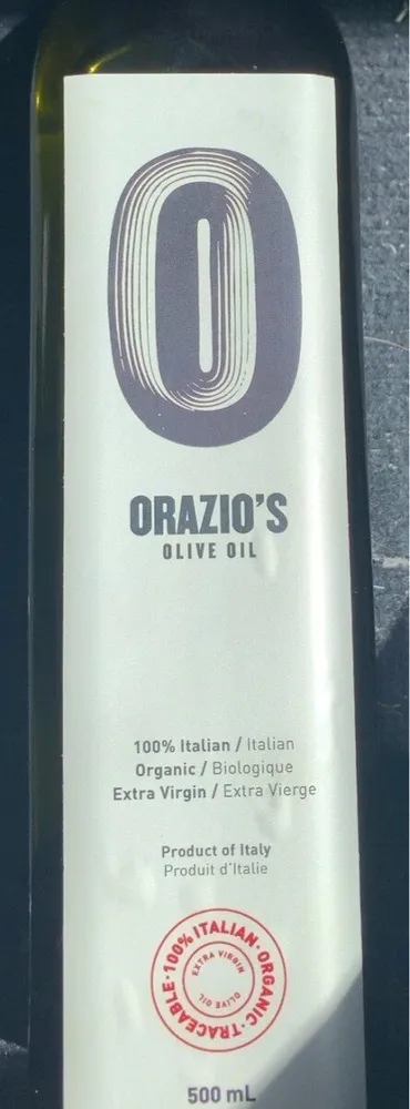 Orazio’s olive oil