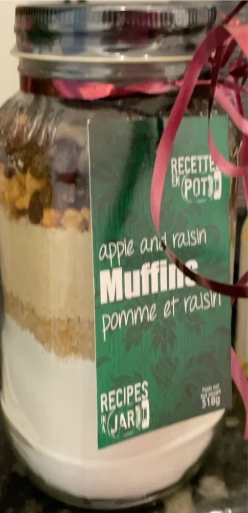 Muffins pomme raisins