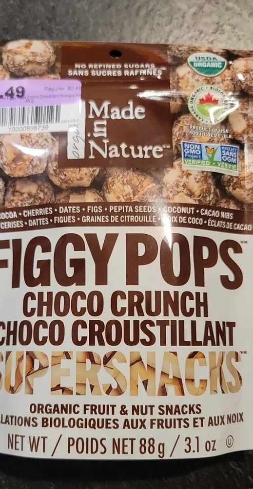 Figgy pops choco croustillant