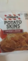 POTATO SKINS STYLE SNACK CRISPS CHEDDAR & BACON