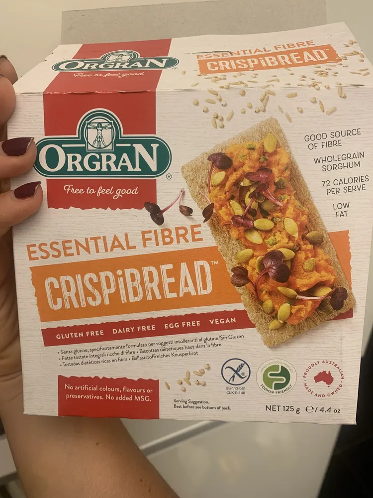 Orgran Essential Fiber Crispbread (4.4 Oz)