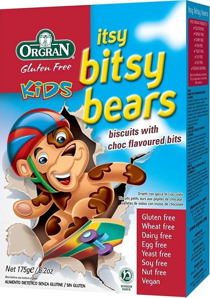 Itsy bitsy bearschocolate cookies