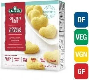 Orgran Shortbread Hearts Kekse