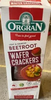 Beetroot Wafer Crackers