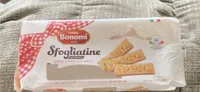 Sfogliatine (Sugar topped puff pastry)